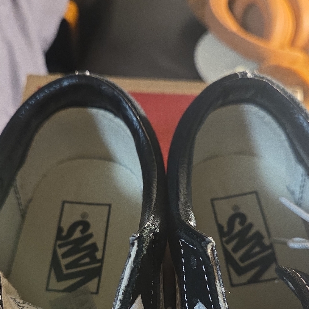 Vans Old Skool Platform Sneakers - Black and White - Picture 6 of 9